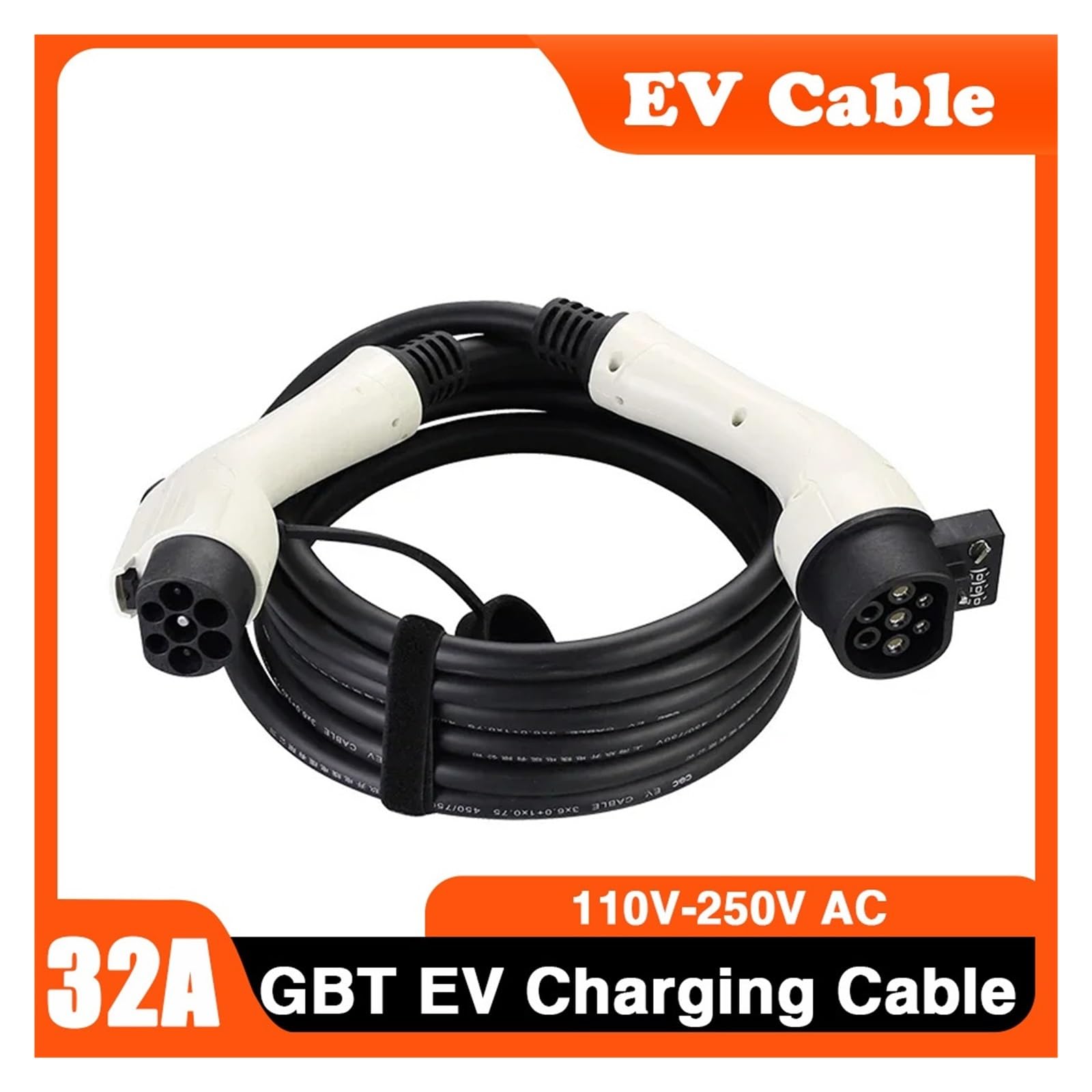 Amazon | 電気自動車充電ケーブル GBT 5M 延長コード 7KW 32A EV 充電